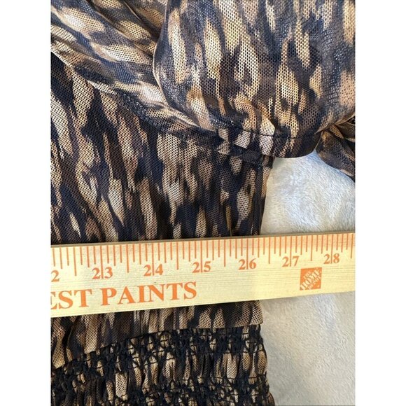 Terra & Sky Women's Plus Size Smocked Mesh Dress Size 4X (28W-30W) - Picture 14 of 16